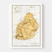 map of Mauritius