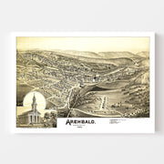 map of Archbald