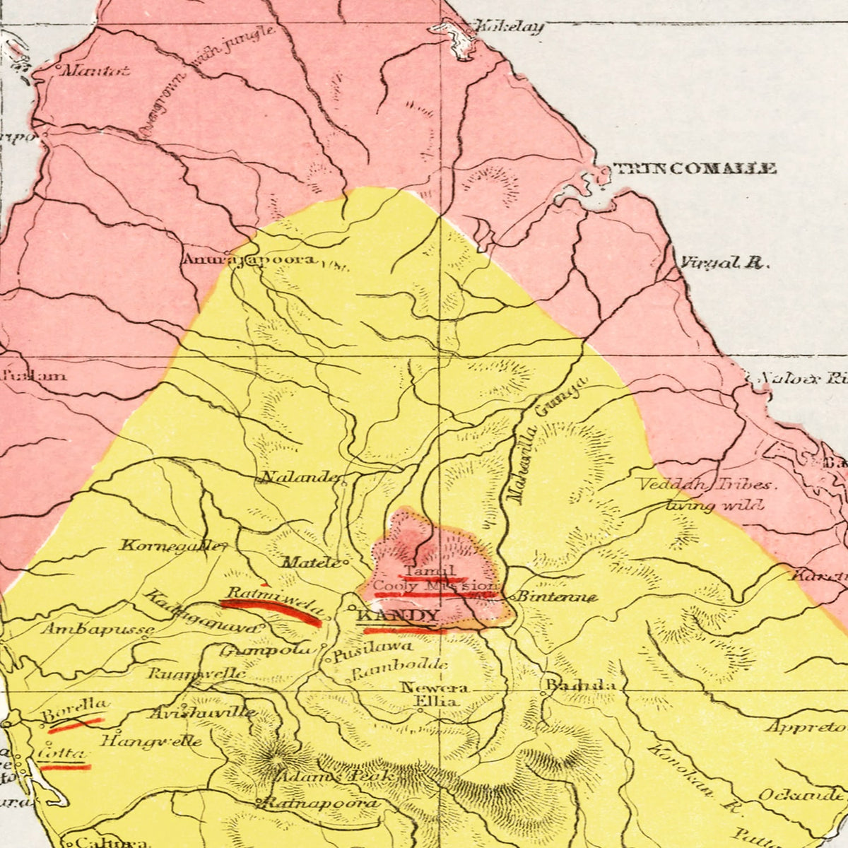 Restored historic details from the 1862 country map of County