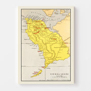 map of Sierra Leone
