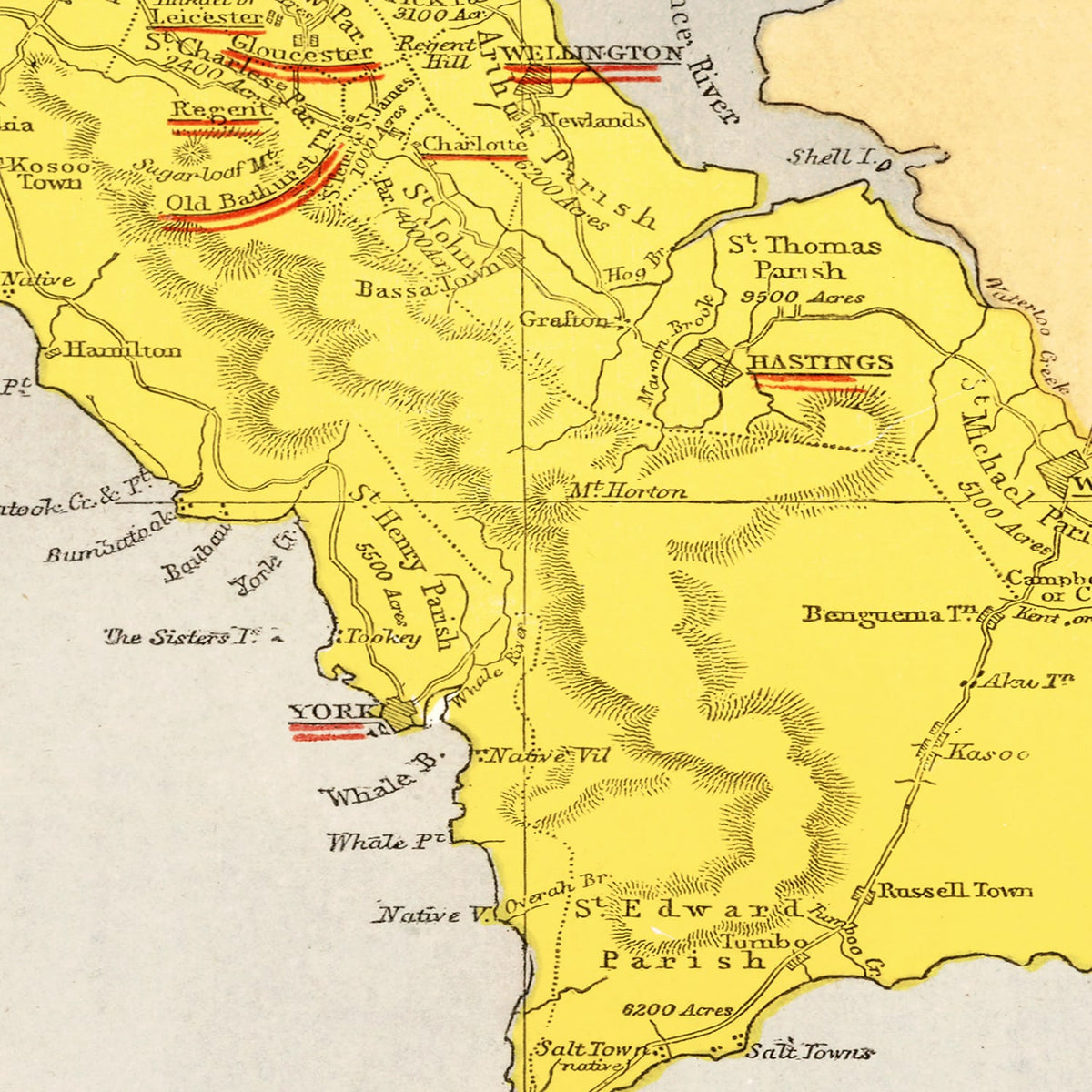 Vintage Sierra Leone Maps