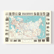 old military map