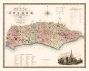 Sussex England histo