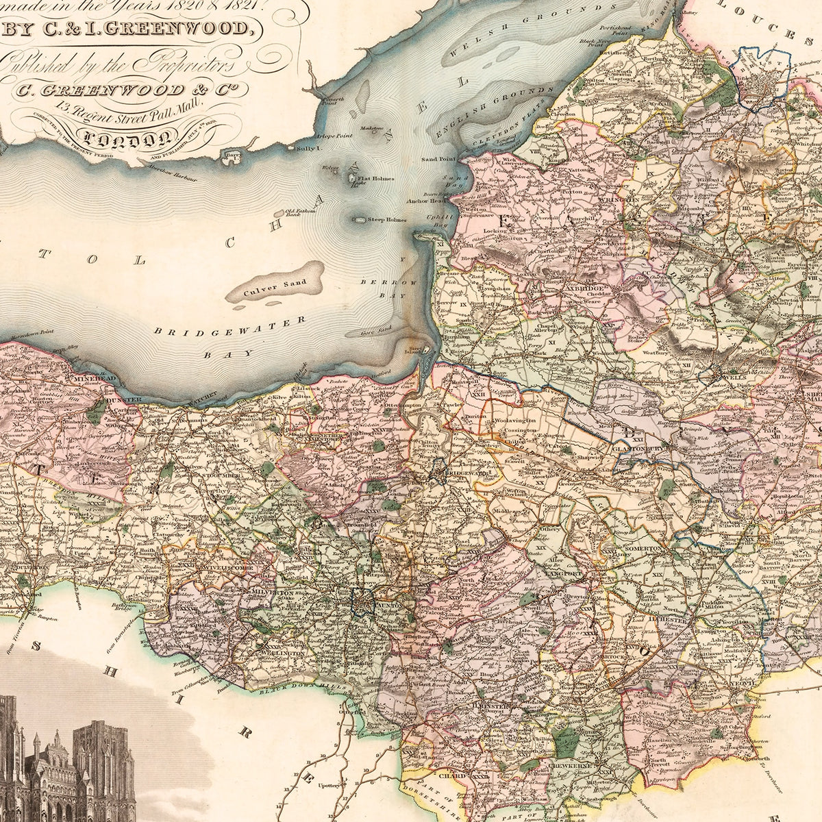 Restored historic details from the 1829 region map of County