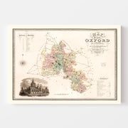 map of Oxford Englan