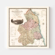 map of Northumberlan