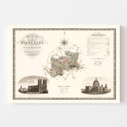 map of Middlesex Eng
