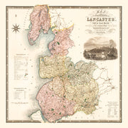 Map of the county pa