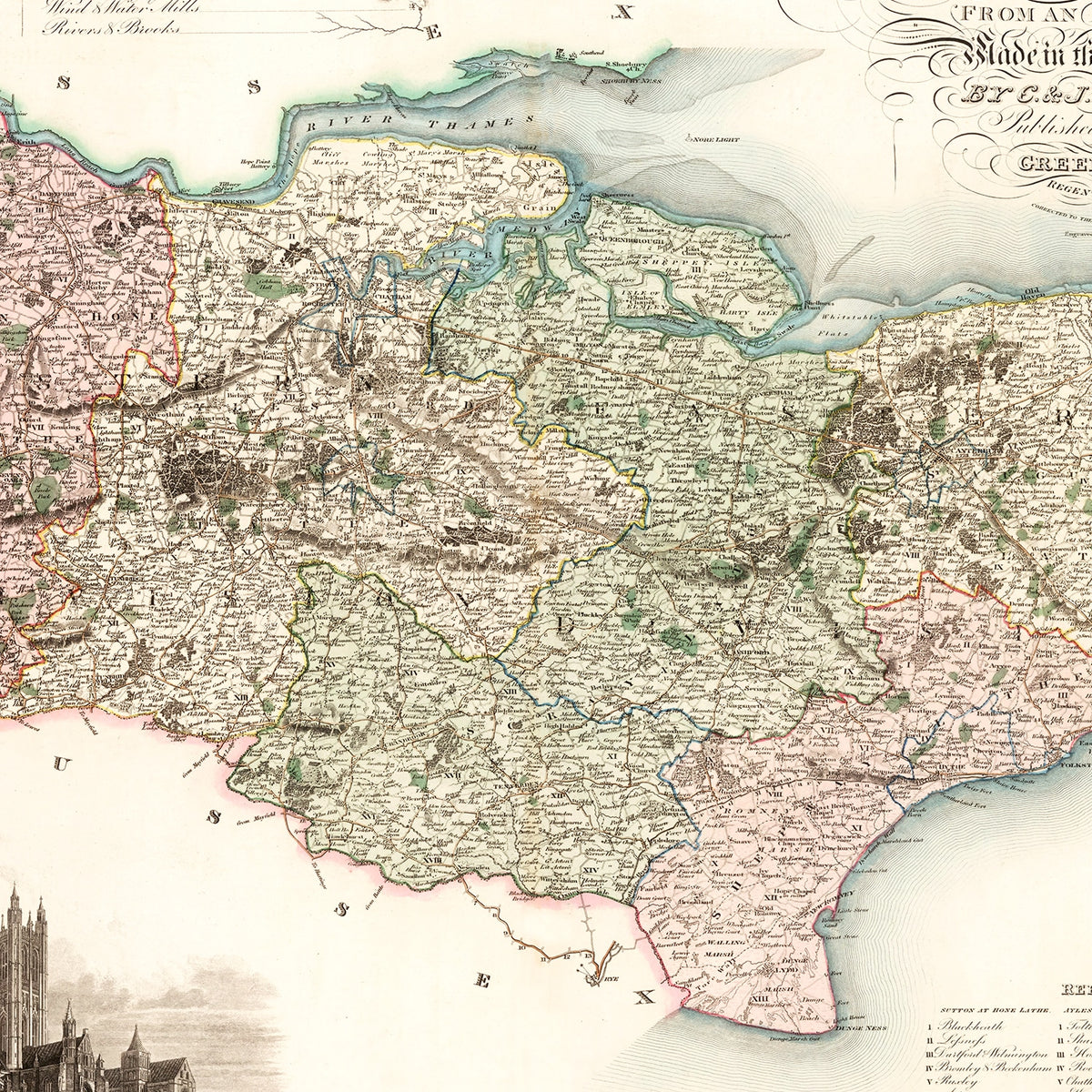Restored historic details from the 1829 region map of County