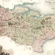 old Kent England map