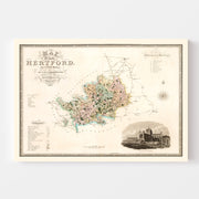 map of Hertford Engl