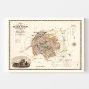 map of Hereford Engl