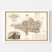 map of Dorset Englan