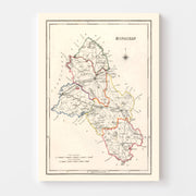 map of Monaghan Coun