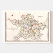 map of Meath County 