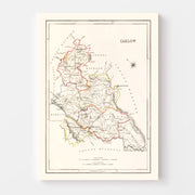 map of Carlow County