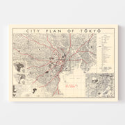 map of Tokyo