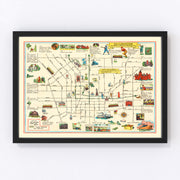 Baltimore Vintage Map 1929