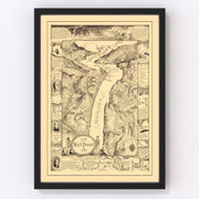 West Point Vintage Map 1943