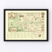 New York Vintage Map 1939