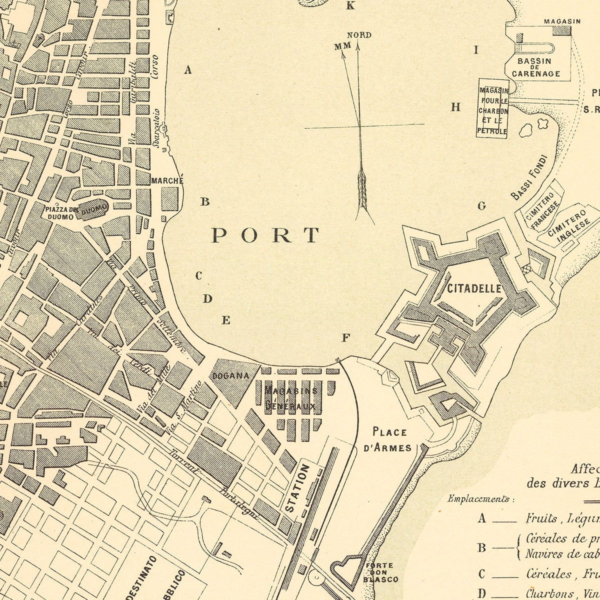 Restored historic details from the 1884 city map of Mesen