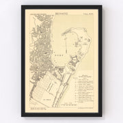Mesen Vintage Map 1884