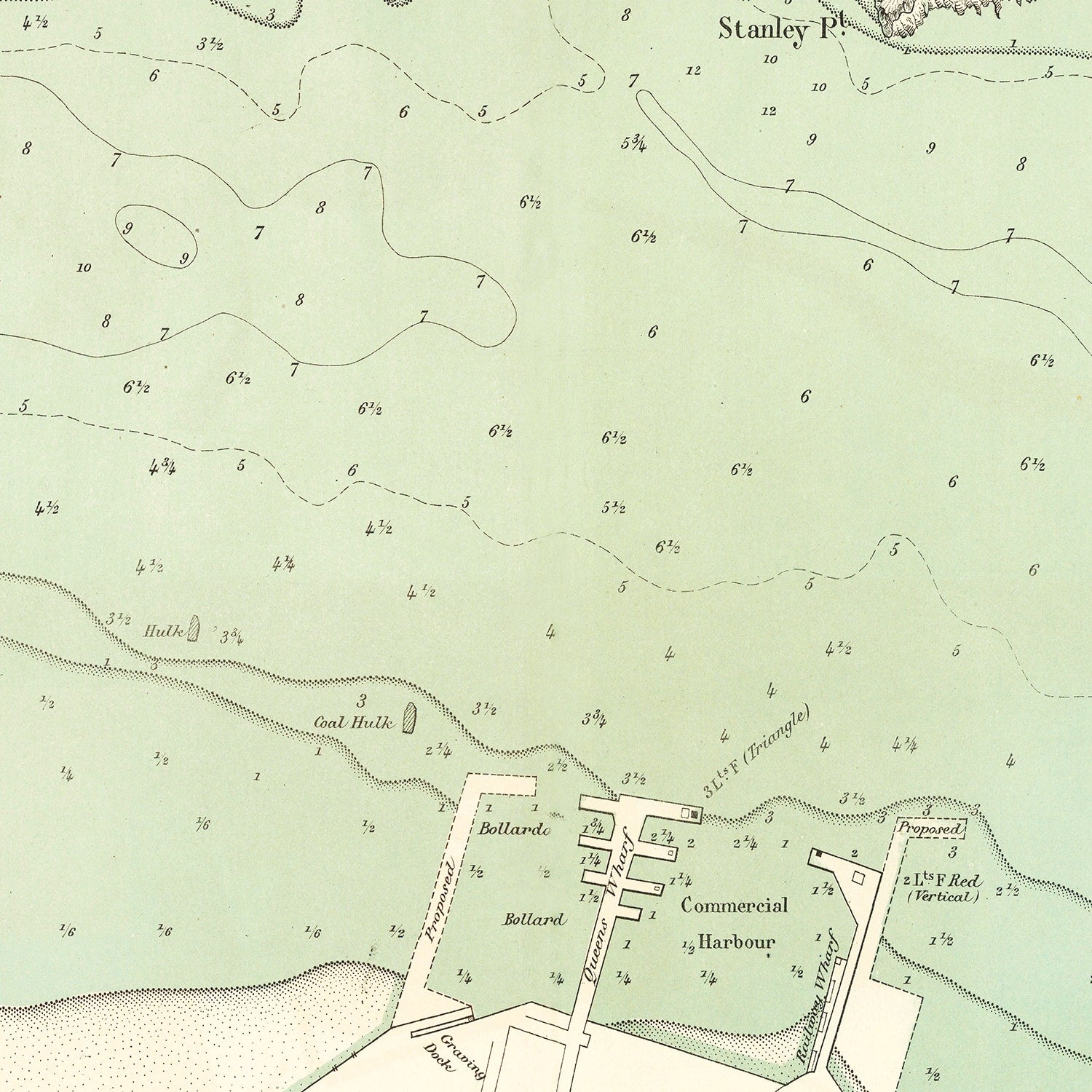 Restored historic details from the 1884 city map of Auckland