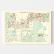 map of Panama Canal
