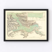Pasaia Vintage Map 1888