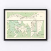 Victoria Vintage Map 1866