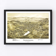 Canonsburg Vintage Map 1897