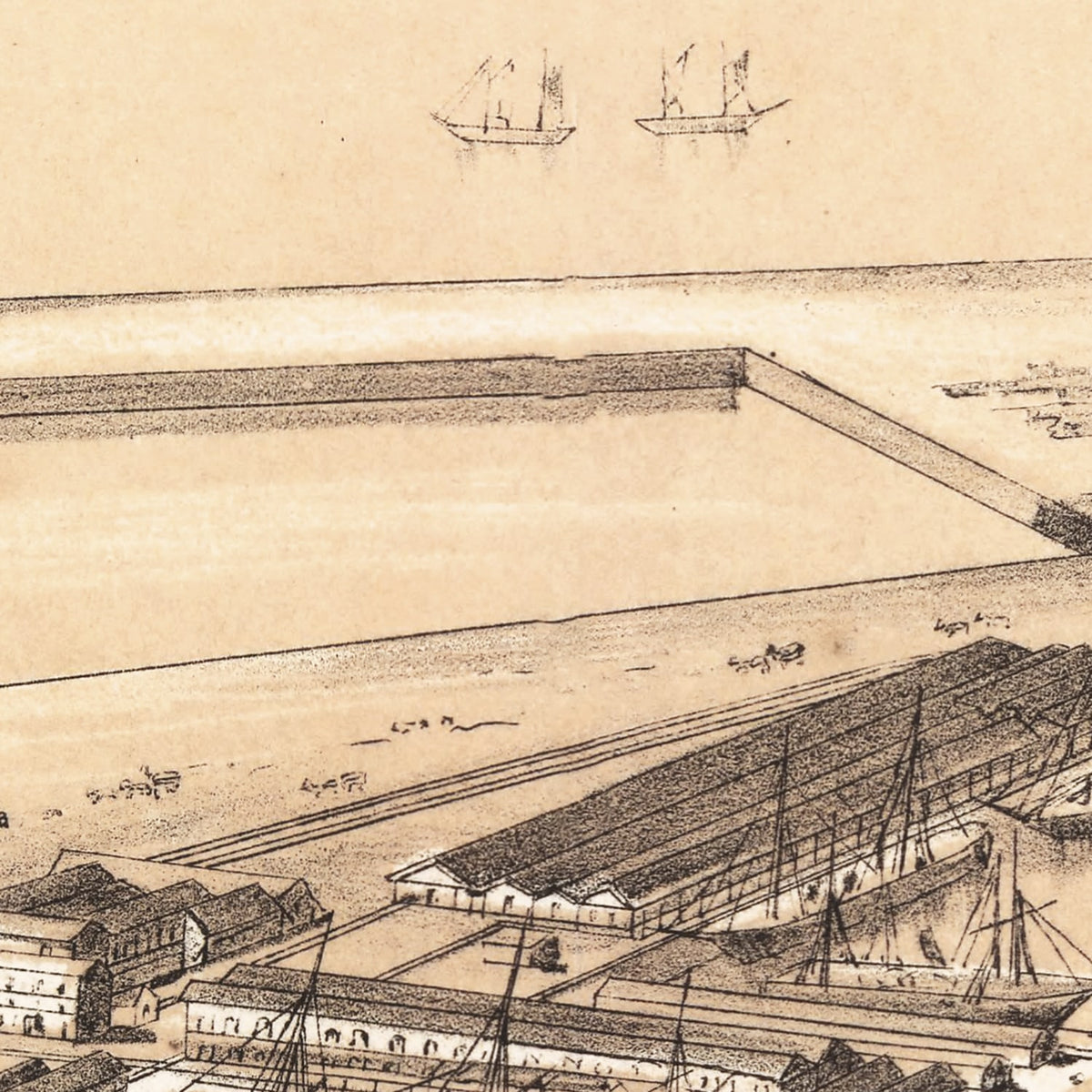 Restored historic details from the 1883 body of water map of County