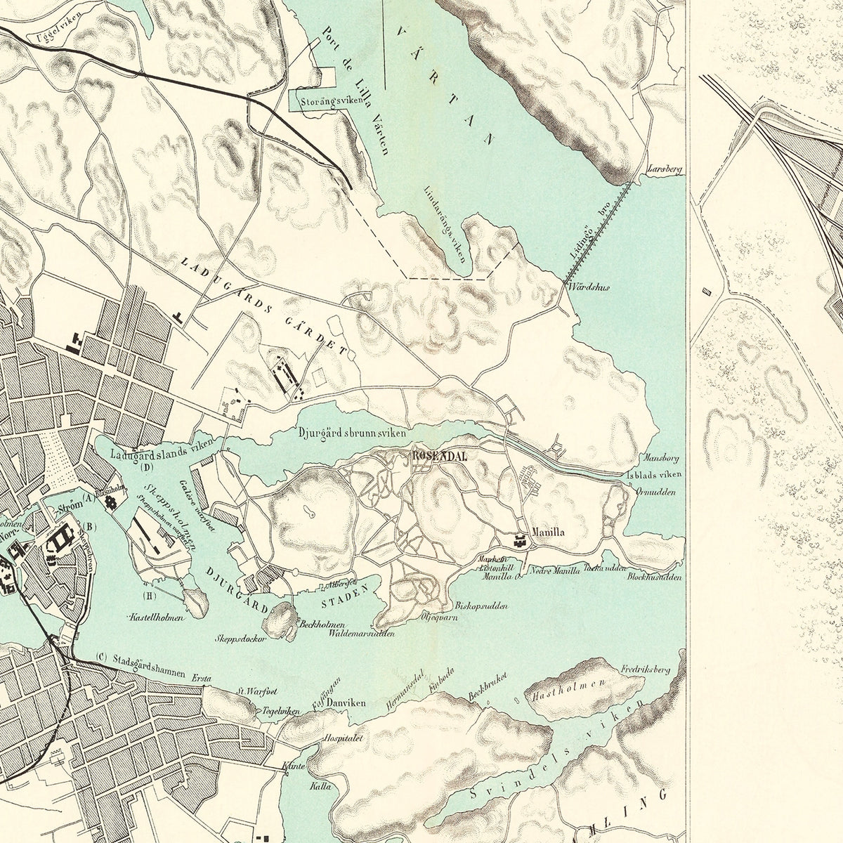 Vintage Sweden Maps