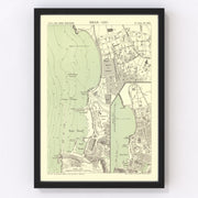 Oran Vintage Map 1886