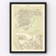 Venice Vintage Map 1887