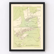 Baltiysk Vintage Map 1882