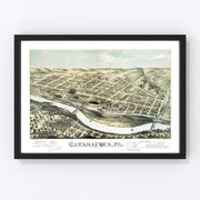 Catasauqua Vintage Map 1873