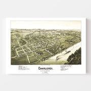 map of Charleroi