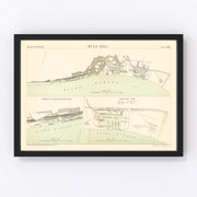 Hull Vintage Map 1885