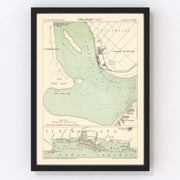 Cilacap Vintage Map 1888