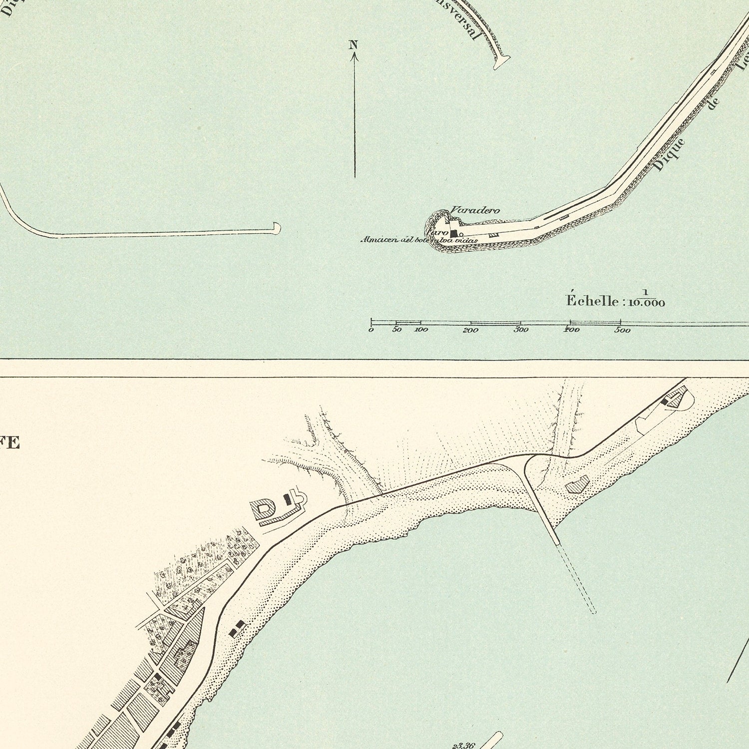 Restored historic details from the 1888 city map of Tarragona