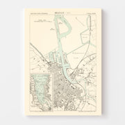 map of Belfast