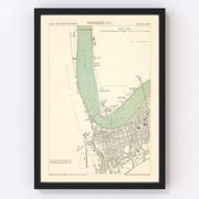 Shanghai Vintage Map 1880