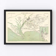 Karachi Vintage Map 1888