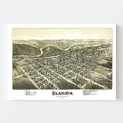map of Clarion