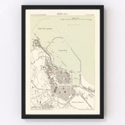 Annaba Vintage Map 1886