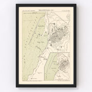 Skikda Vintage Map 1886