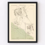 Mostaganem Vintage Map 1886