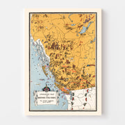 map of Alberta Canad
