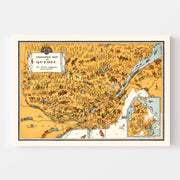 map of Quebec Canada